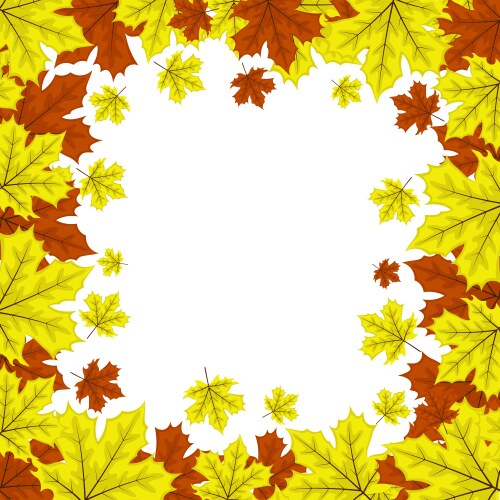 Autumnal leaf of maple and sunlight eps 10 Vector Image