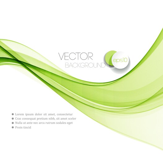 Smooth wave stream line abstract header layout vector image