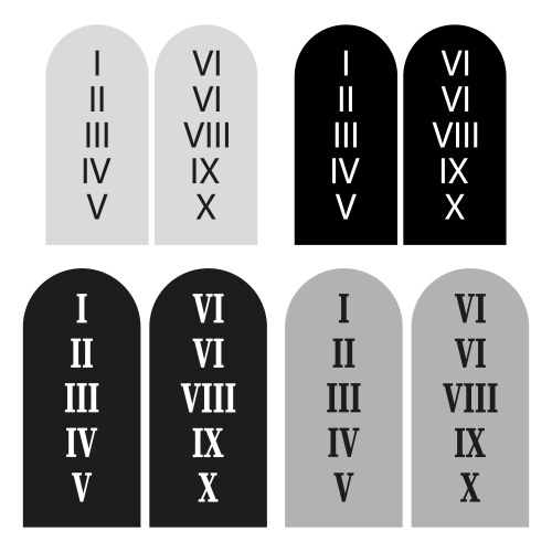 10 commandments Vector Images & Graphics for Commercial Use | VectorStock