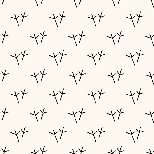 Seamless pattern with trace bird paws Vector Image