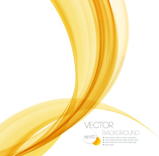 Smooth wave stream line abstract header layout vector image