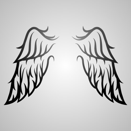 Wing Symbol Vector Image
