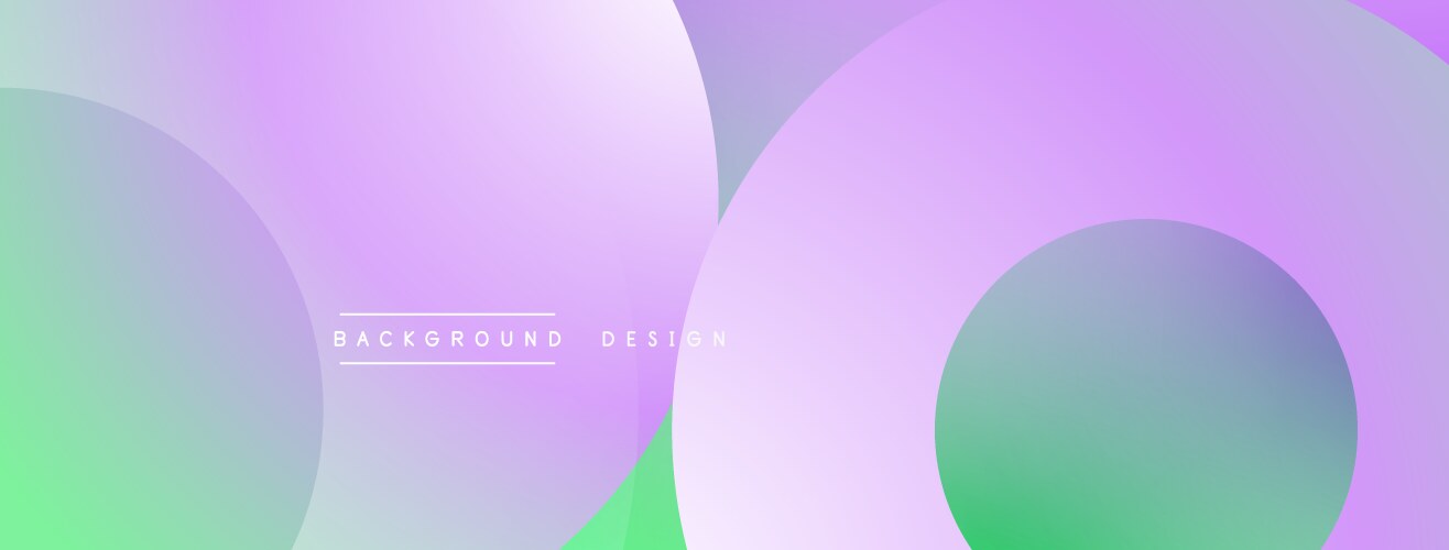 Abstract background features overlapping circles vector image