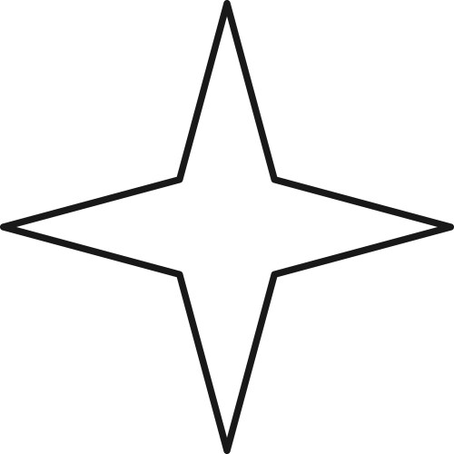 Star shape abstract Royalty Free Vector Image - VectorStock