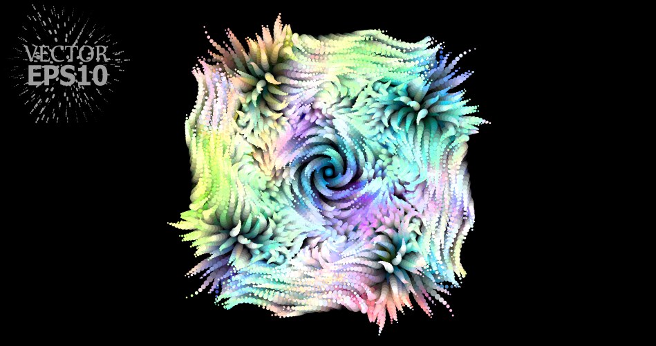 Colorful abstract texture created with gradient vector image