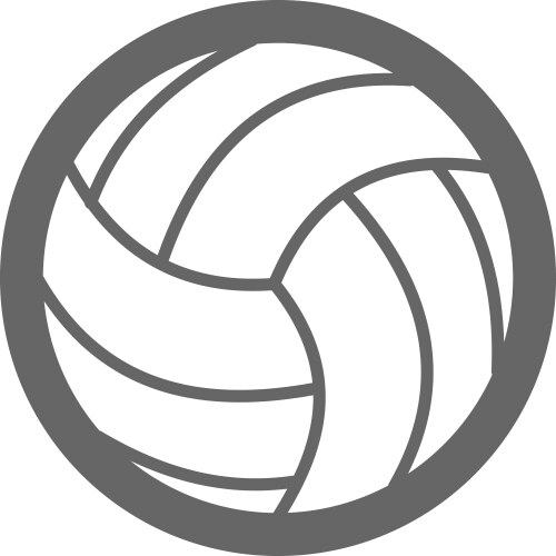 Volleyball Icon - Sport & Recreation Vector Image