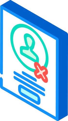 Guerrilla testing ux ui design isometric icon vektorbild
