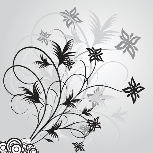 Floral design elements Royalty Free Vector Image