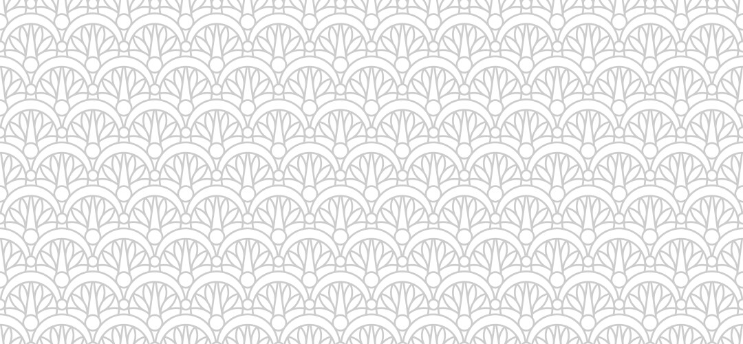 Seamless linear pattern with gray round elements vector image