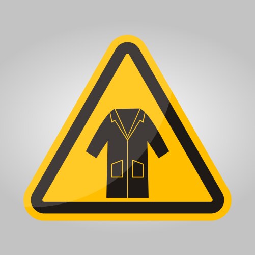 Ppe iconwear smock symbol sign isolate on white – Royalty-Free Vector ...