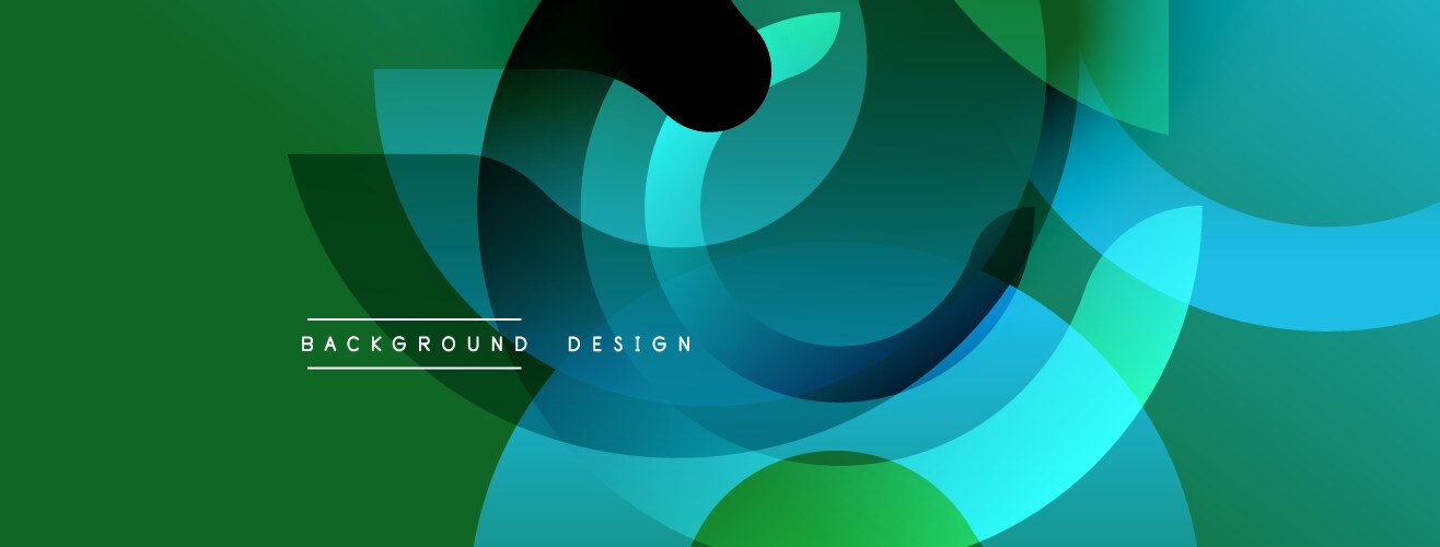 Abstract fluid shapes overlap creating dynamic vector image
