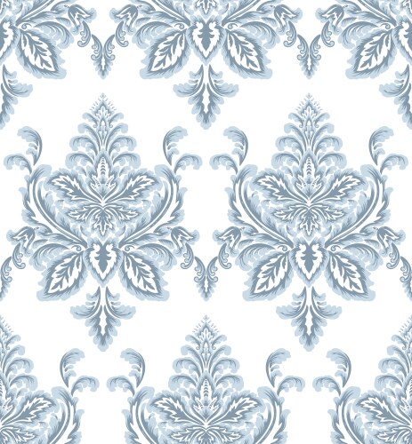 Damask seamless pattern element classical vector image