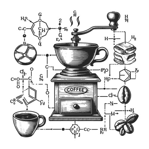 coffee-chemistry-vector-images-over-2-200
