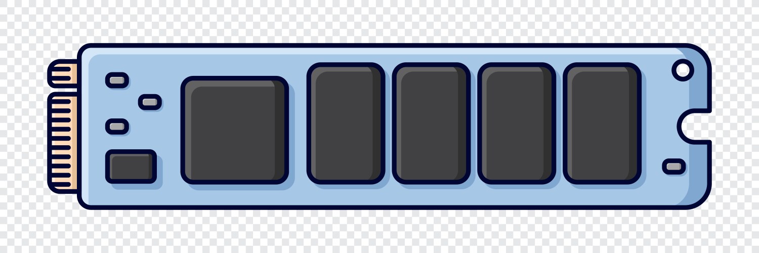 Isometric solid state drive blueprint ssd – Royalty-Free Vector ...