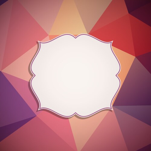 Vintage circus inspired frame Royalty Free Vector Image