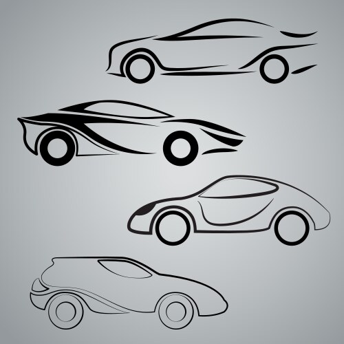 Dynamic Car Logo Royalty Free Vector Image - VectorStock