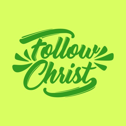 Christian typography lettering and biblical Vector Image