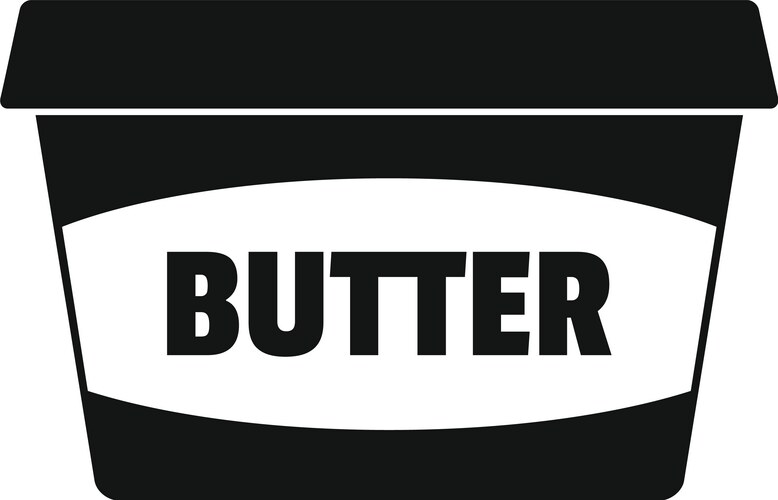 Butter Icon - Creamy Spread – Royalty-Free Vector | VectorStock