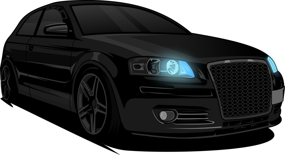 Modern luxury car sport Royalty Free Vector Image