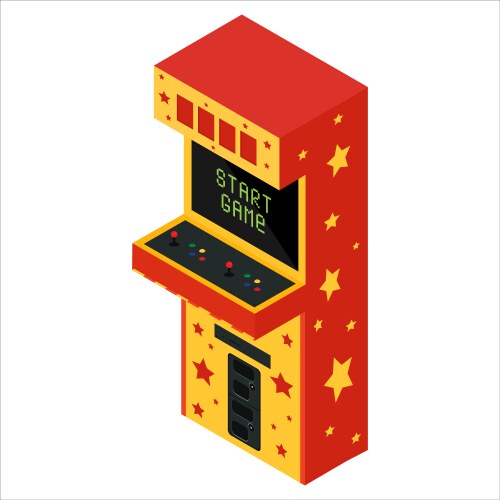 Arcade video game Royalty Free Vector Image - VectorStock