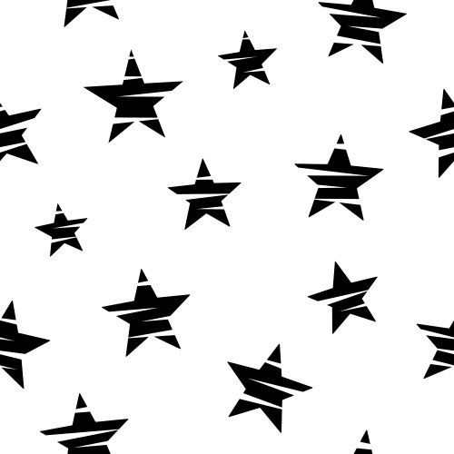 Stars seamless pattern Royalty Free Vector Image