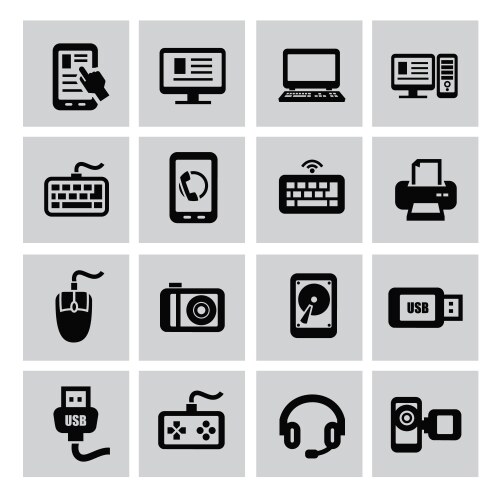 Input devices Royalty Free Vector Image - VectorStock