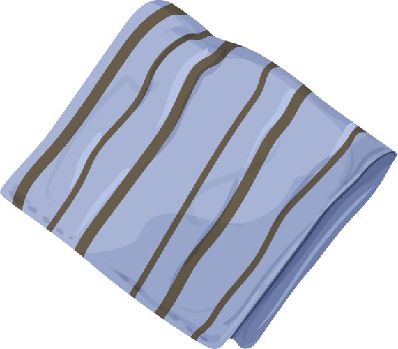 Blanket handkerchief towel color icon Vector Image