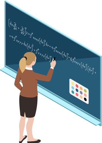 Writing on board Royalty Free Vector Image - VectorStock