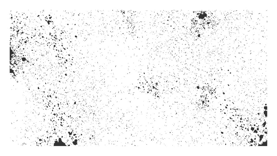 Dark Grunge Texture Overlay Set Royalty Free Vector Image