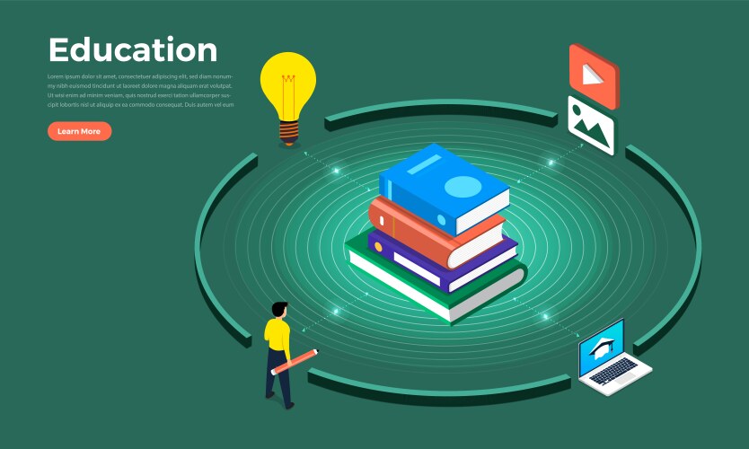 Education concept vector image