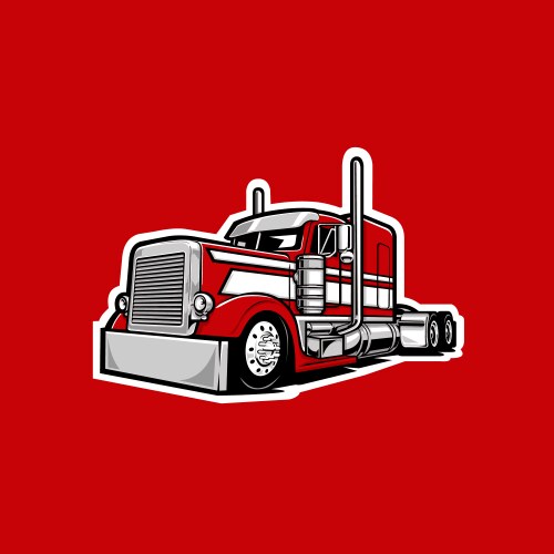 Semi Truck Vector Images (over 8,200)