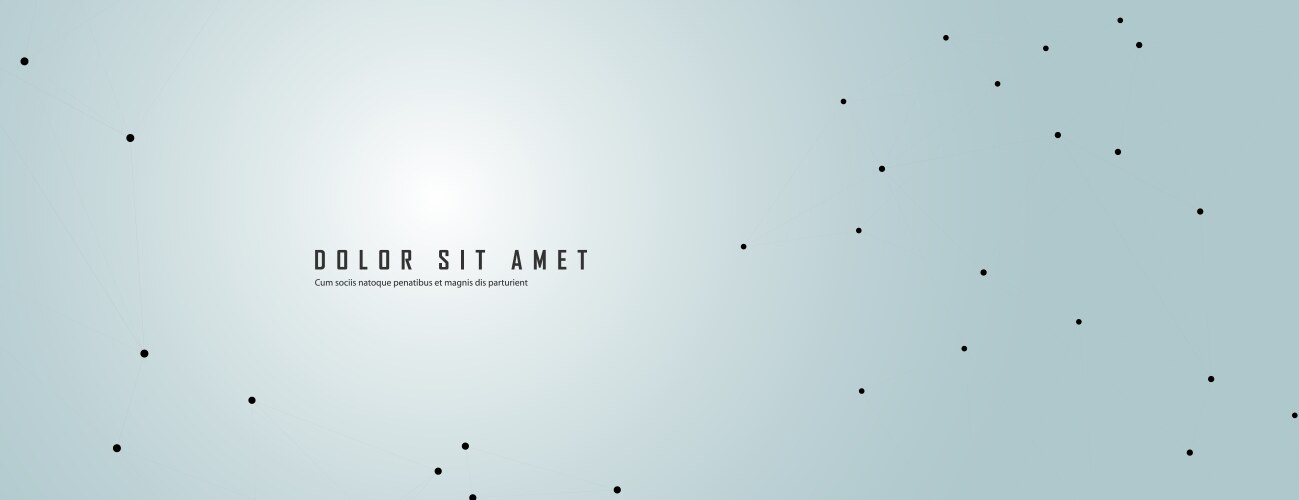 Abstract connection pattern with dynamic lines vector image