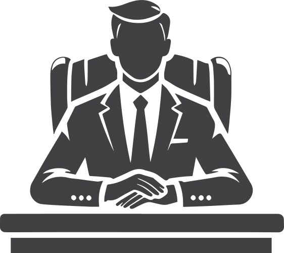 modern minimalist business head office icon flat
