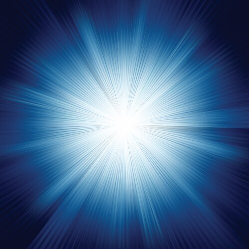 Vertical blue light burst Royalty Free Vector Image