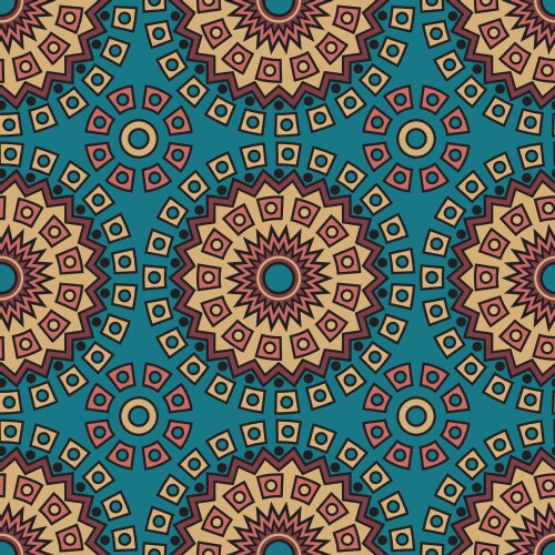 seamless african art deco design pattern vector