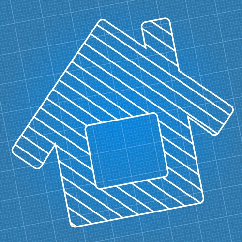 Blueprint abstract dark background Royalty Free Vector Image