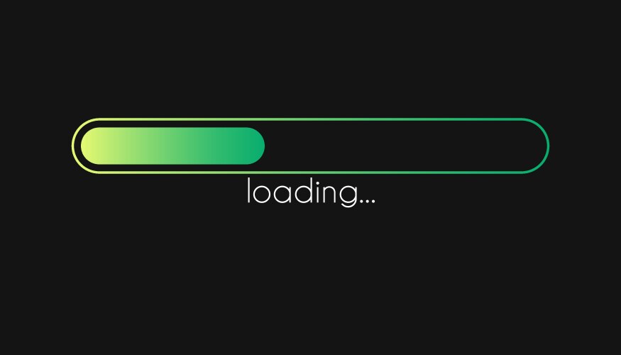 Loading circle bar collection progress Royalty Free Vector