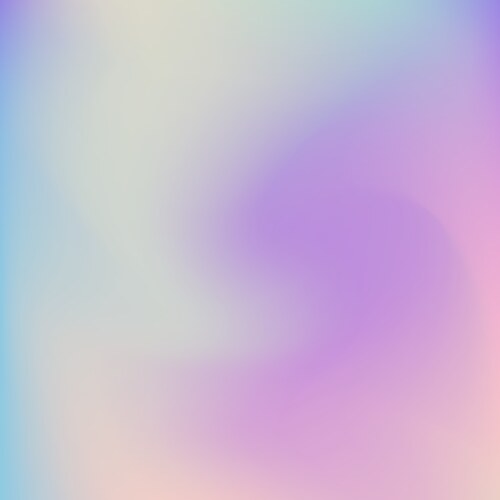 Abstract blurred holographic gradient background vector image