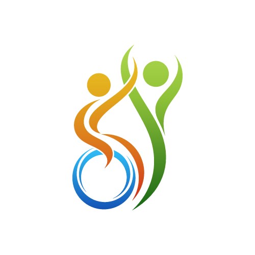 People Support Logo Vector Image