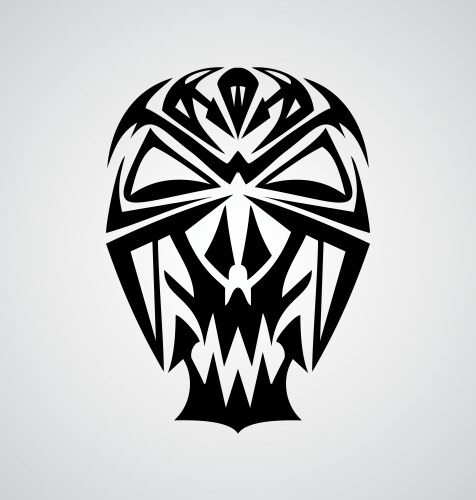 Skulls tribal Vector Image