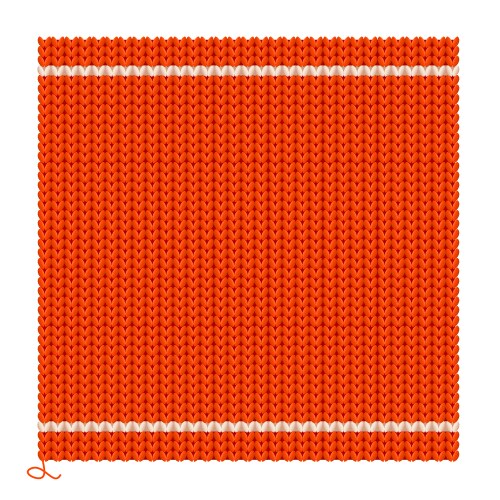 knitted seamless red background vector image