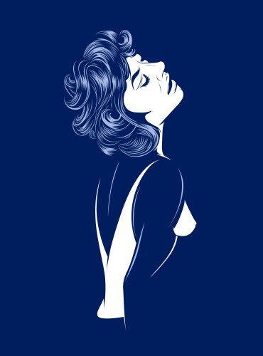 sexy glamour women vector