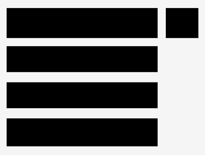 Drop down menu symbols for webdesign front-end vector image