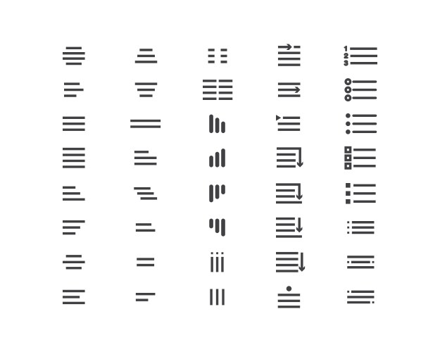 Hamburger menu icon buttons for website ui vektorbild