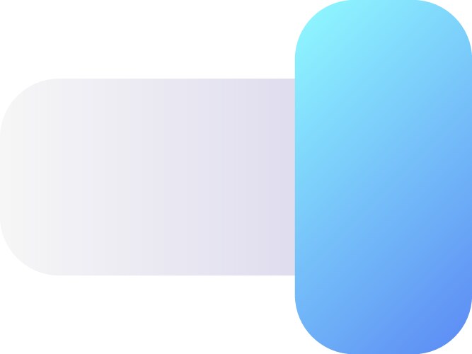 Switch on pixel perfect flat gradient color ui vector image