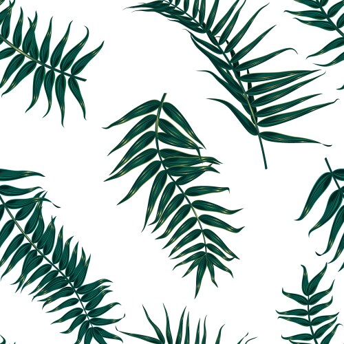 Seamless tropical pattern exotic background Vector Image