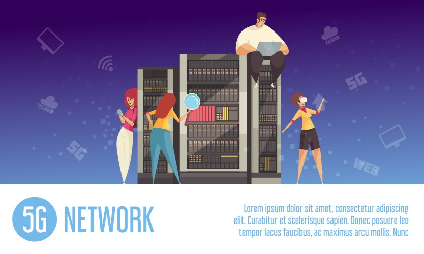 Over Using Internet Photo Overusing mobile phones internet addiction banner Vector Image