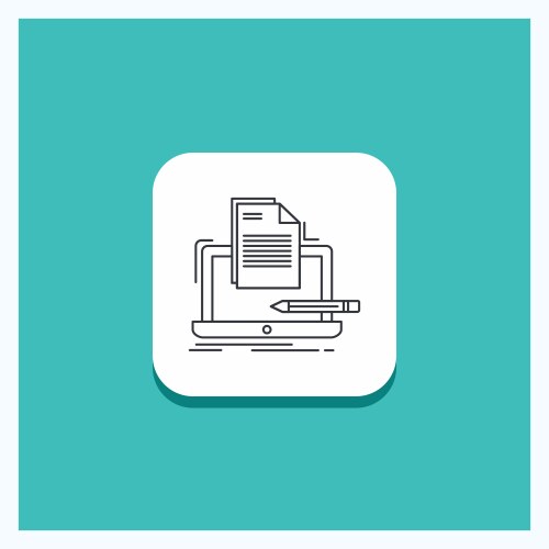 Round button for coder coding computer list paper vektorbild