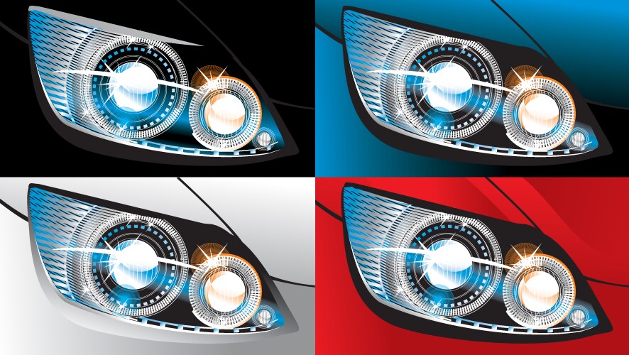 Car Headlight Vector Images (over 9,300)