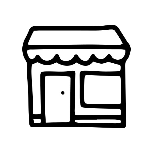 Storefront drawing Vector Images & Graphics for Commercial Use ...